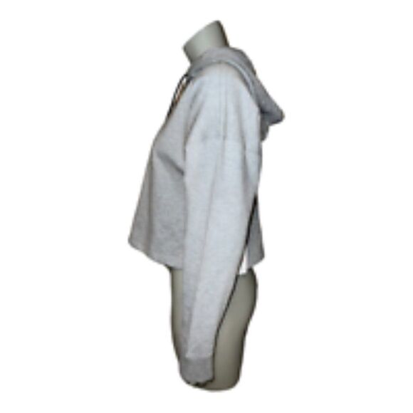 DKNY Sport Women's Gray Rhinestone Logo Cotton Hoodie Extra Large NWT - Picture 5 of 9